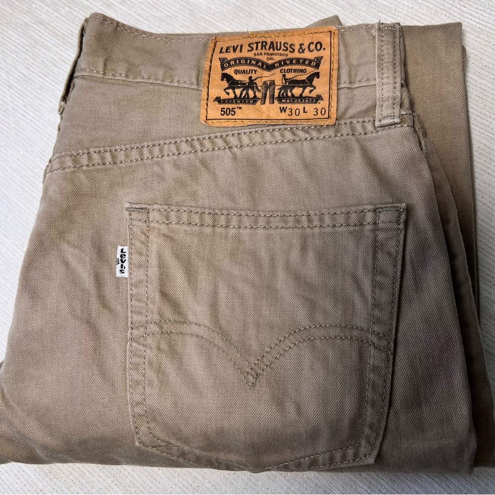 Levi's Beige Denim Jeans